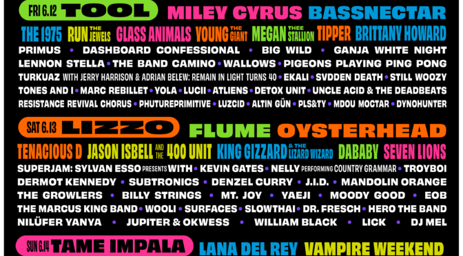 Bonnaroo lineup 2020